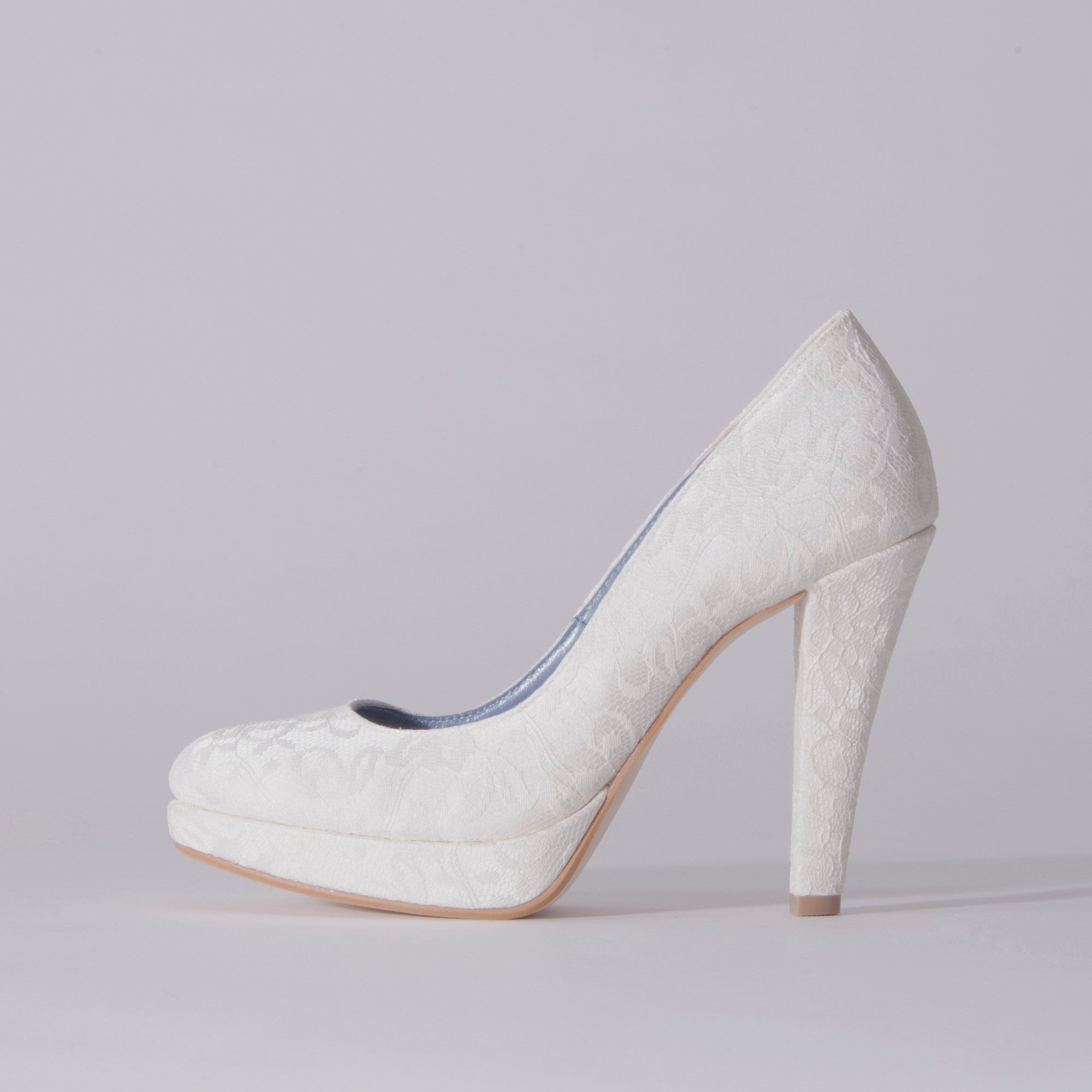 12cm Lace CloseToe / WH – BENIR