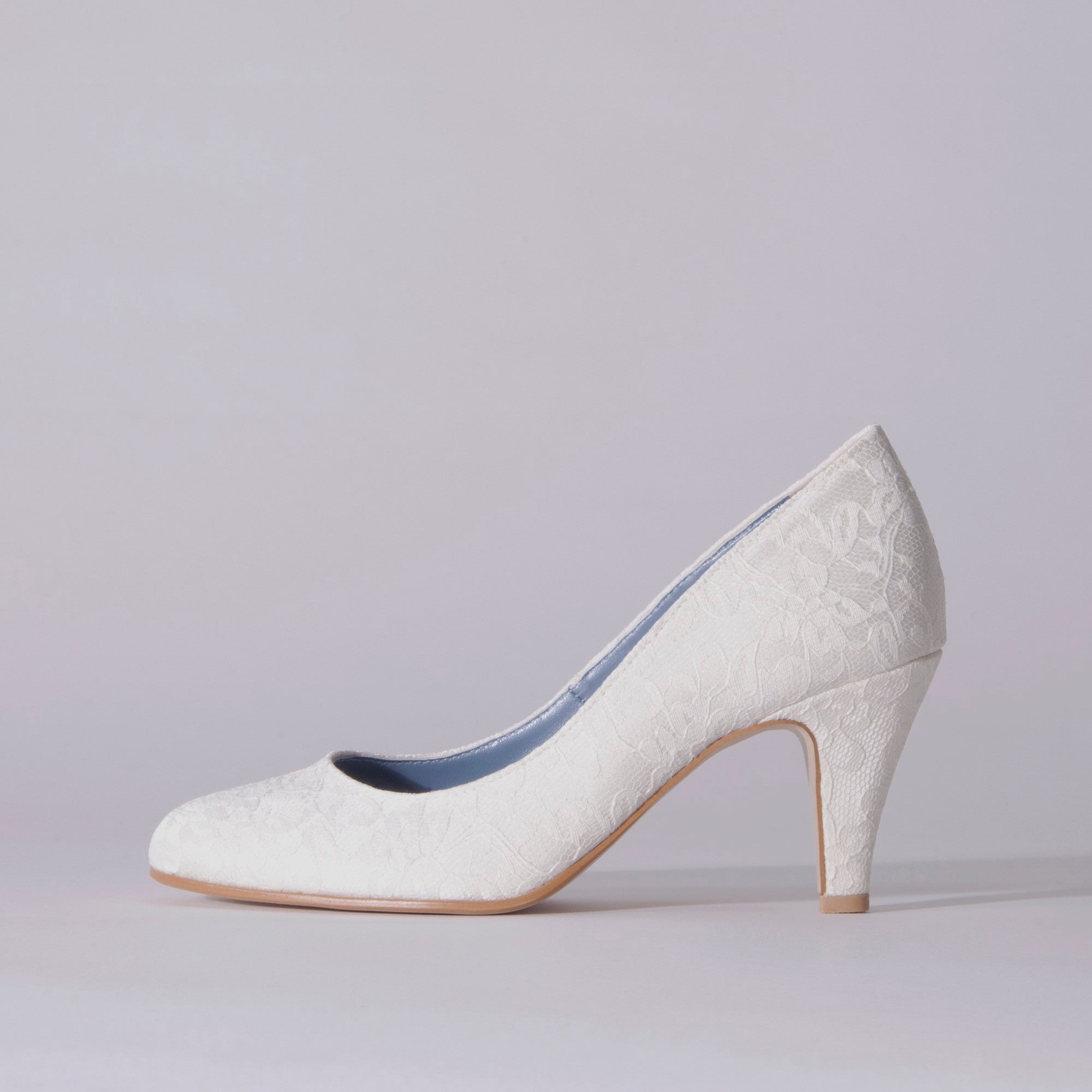 7cm Lace Close Toe / WH – BENIR